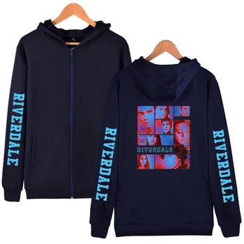 

2019 Riverdale Season 4 men/women hoodies zipper kpop Hoodie Sweatshirt Spring Autumn Casual Cotton zipper Harajuku Streetwear