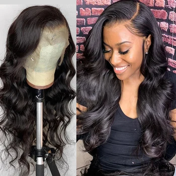 

Wigirl Body Wave 13x4 Lace Front Human Hair Wigs Brazilian Hair Ocean Wave Wigs HD Lace Frontal Wigs Pre Plucked Hairline