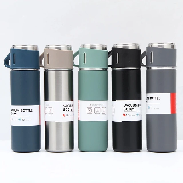 thermos with Tea Infuser 500 ml stainless steel vacuum bottle