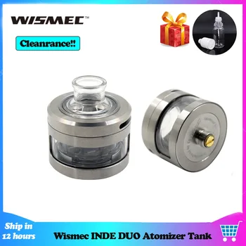 

Clearance Wismec INDE DUO Atomizer Tank RDA rdt Wismec airflow vortex flow Rebuildable Heating Coil vape Tank vs Profile RDA