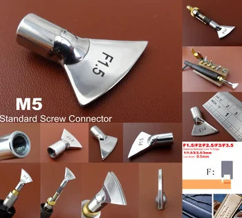 

1pc F1.5 Leather Craft Electric Edge Crease Edging Creasing Machine Soldering Iron Replace Head Tip Tool M5 Screw Connecter NEW