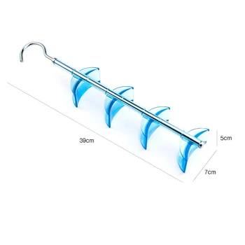 

Hanging Handbag Closet Organizer Purse Storage Hanger with 4 Hooks Hat Bag Strap Belt Clothes Rack Wardrobe Organizer Buckle