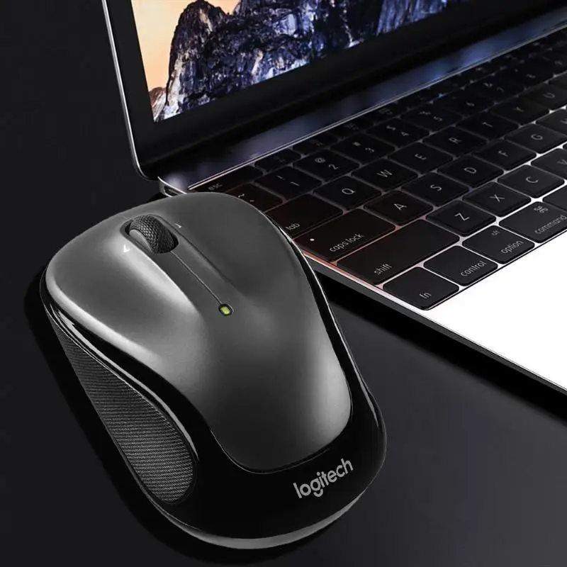 Logitech M325 3 кнопки USB беспроводной 1000 dpi 2,4 GHz Unifying оптическая мышь Компьютерные периферийные аксессуары