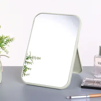 

Folding Makeup Mirror Portable Large Square High Definition Single Side Cosmetic Mirror Easy to Use Simple Beauty Make Up Tool