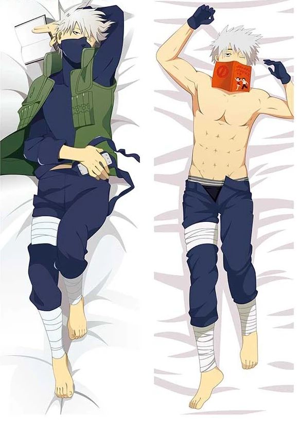 Kakashi Hatake Sasuke Uchiha Body Pillow Case Manga Era vlr.eng.br