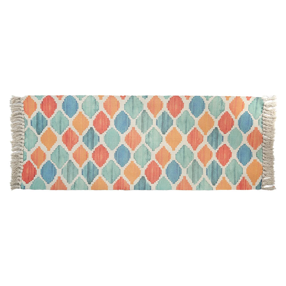 Многоразмерный ковер в скандинавском стиле, хлопковый и льняной ковер с бахромой, украшение для столовой, для кухни, для домашнего дивана, коврик для спальни