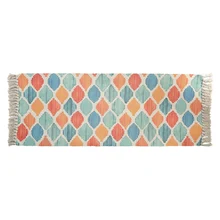 Многоразмерный ковер в скандинавском стиле, хлопковый и льняной ковер с бахромой, украшение для столовой, для кухни, для домашнего дивана, коврик для спальни