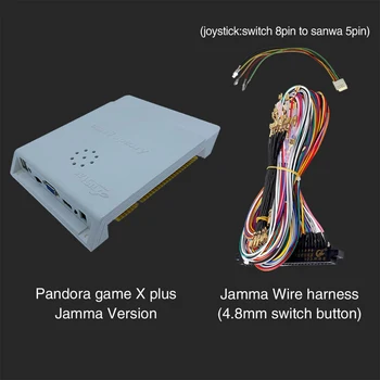 

2600 In 1 HDMI VGA CGA 3D Game Box Controller HD Video PBC Console Kids Jamma Board Educational Arcade Version For Pandora