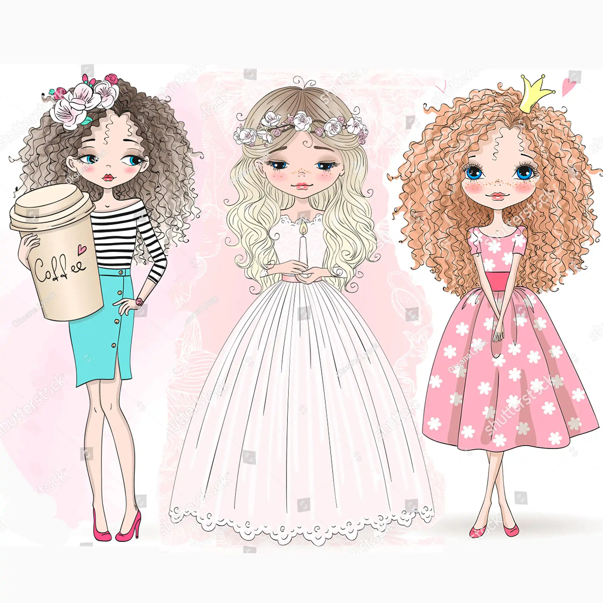 muñequitas de papel para recortar