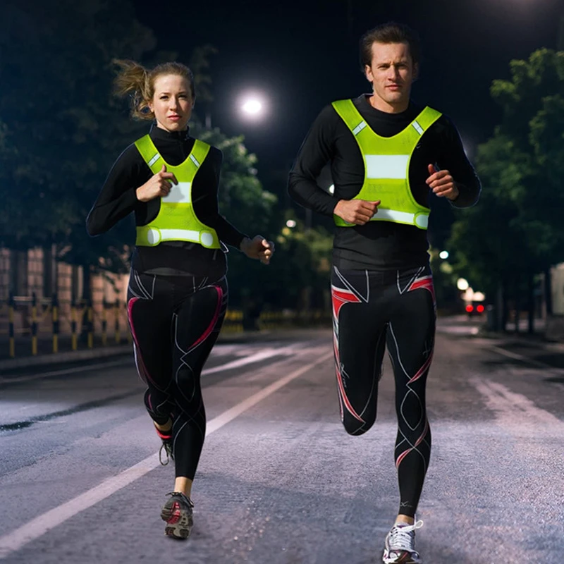 Outdoor Running Reflective Vest Cycling Vest Lightweight Safety Fishing Sports Gear for Women Men Jogging Walking safety vest reflective safety vest cycling vest