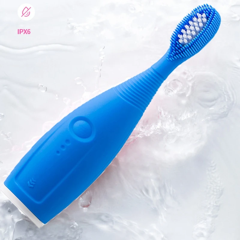 Hot IPX6 Waterproof Sonic Electric Toothbrush Silicone Waterproof Toothbrush Silicone Deep Clean Oral Brush Soft Rubber Toothbru Hot IPX6 Waterproof Sonic Electric Toothbrush Silicone Waterproof Toothbrush Silicone Deep Clean Oral Brush Soft Rubber Toothbru