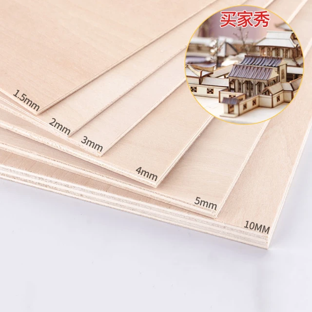 Basswood Sheets 10 Pcs 300/300mm 3mm Thick For Craft DIY Project Wood Laser  Cutting Engraving Wood Burning DIY Craft Accessories - AliExpress