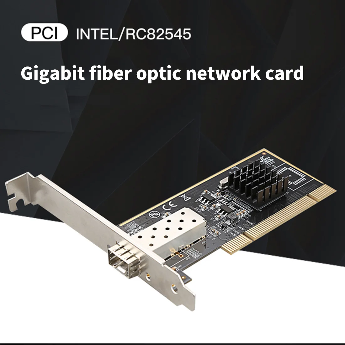 DIEWU TXA087 PCI Gigabit Ethernet Lan адаптер 1000 Мбит/с волоконно оптический порт SFP сетевая карта