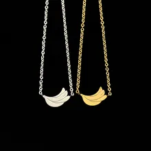 10 Банан милый браслет гламурный женский браслет из нержавеющей стали золотой орнамент бижутерия в подарок на Рождество femme