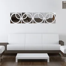 Акриловые настенные наклейки 3D креативные настенные наклейки акриловые стикеры Настенные акриловые зеркальные настенные наклейки зеркальные наклейки настенные наклейки