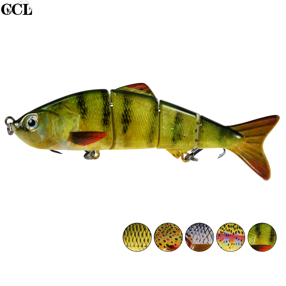  120MM 16.5G Artificial Bait Leurre Vivid Swim Action Sinking Bass Pike Jointed Fishing Lures