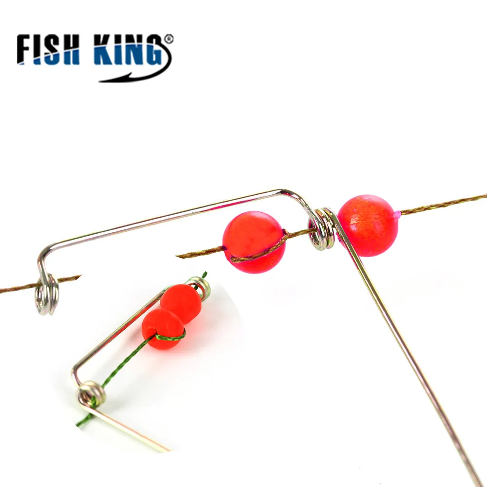 FISH KING 1 шт. два крючка 20 г-80 г ловушка для карпа корзина-фидер держатель приманка с разъемом для карпа кормушка "Клетка" рыболовный аксессуар