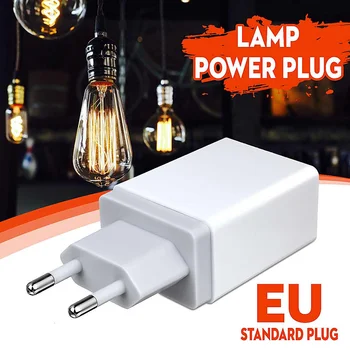 

Universal USB 5V 2.1A Europe Power Socket Charger Adapter EU Plug For Vanity Light Phone Tablet