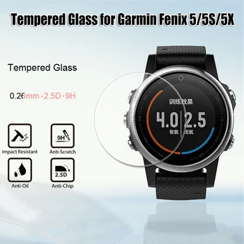 

2020 New Tempered Glass Watch Screen Protector 9H Real Full Coverage Film Smart Phone Accessories For Garmin Fenix 5 Series