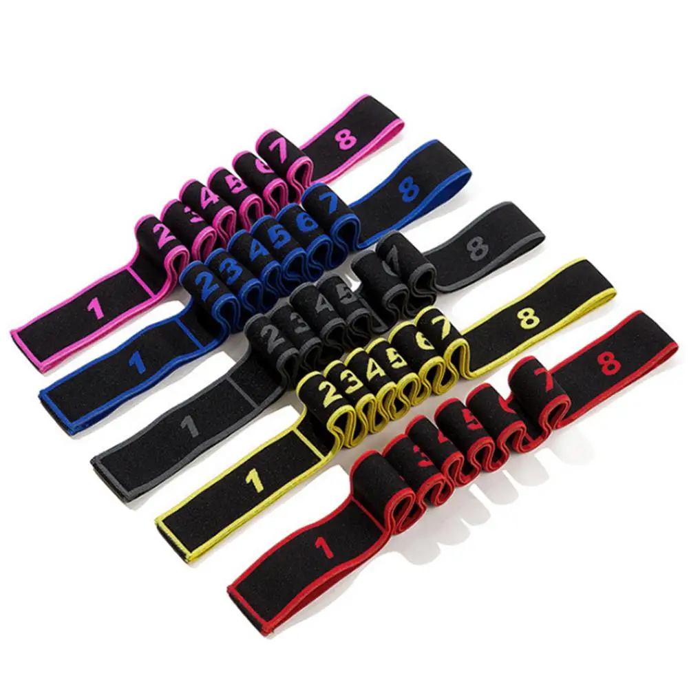 

Fitness Yoga Pull Strap Belt Polyester Latex Elastic Latin Dance Stretching Band Loop Yoga Pilates GYM Exercise Resistance Bands
