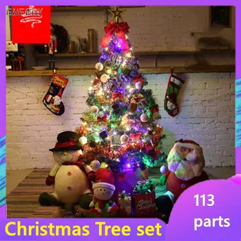 

Christmas Tree Holiday Luxury Package 1.5 M Encryption Household 113 Pieces Ornament Set Christmas Decorations