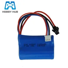 7.4V 1100mAH Remote control helicopter General Li battery 1100mAH 15C 7.4V discharge Lipo battery 18500