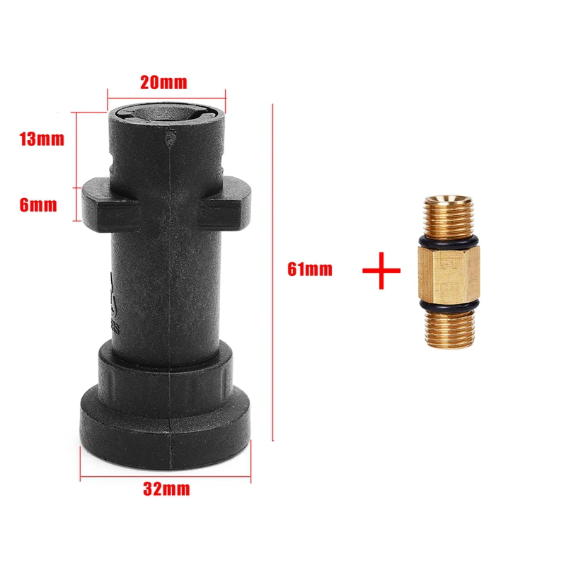 1/4 QC High Pressure Washer Joint Foam Pot Adapter Car Cleaning Tool  Accessories Suitable for Karcher K2 K3 K4 K5 K6 K7 - AliExpress