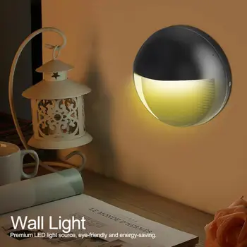 

8W LED Aluminum Wall Mount Light Indoor Room Dustproof Lighting Warm White