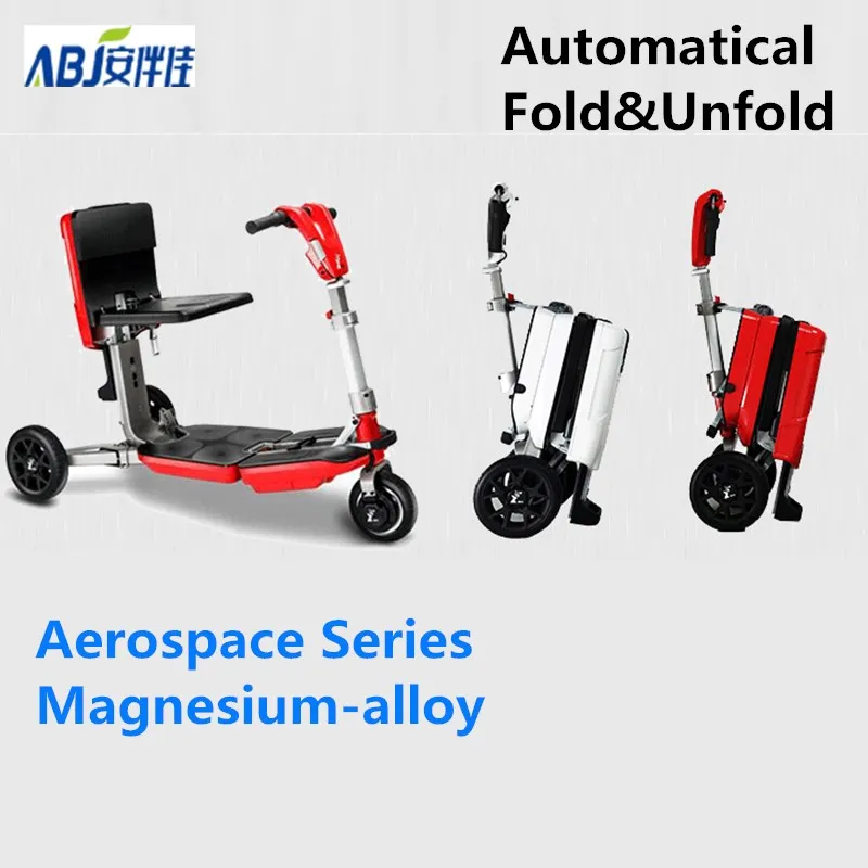 Portable Automatical Folding Electric Tricycle Scooter For The Elderly Small Assisted Household Battery Wheelchair | Красота и
