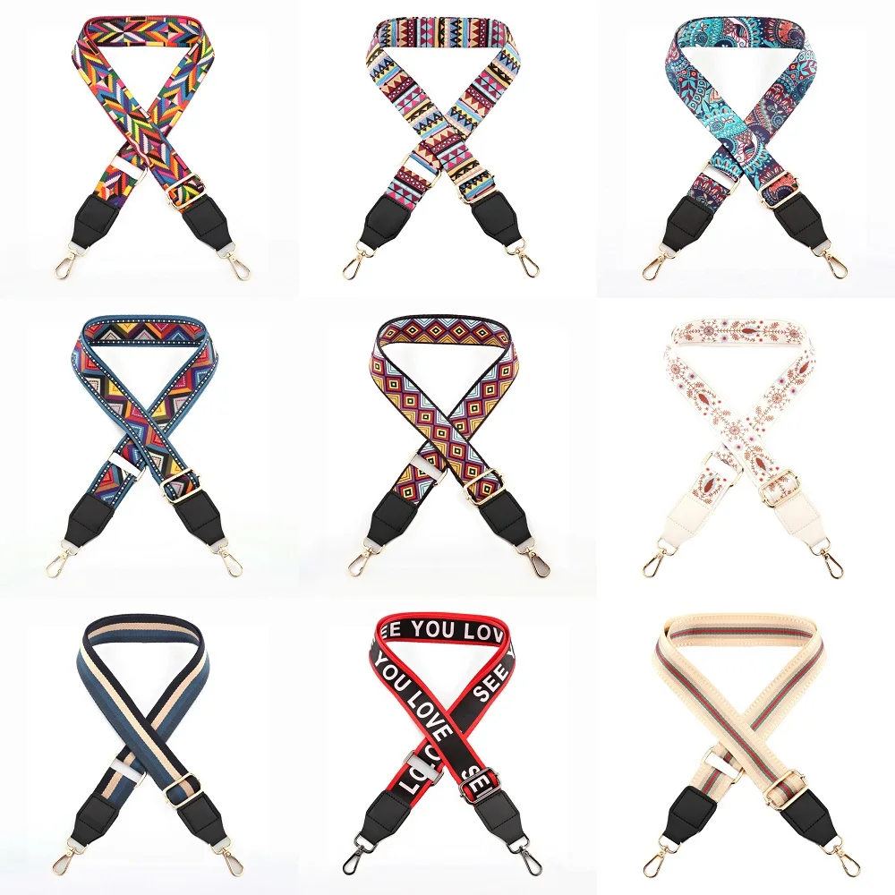 Cute Trend Bag Strap For Crossbody Adjustable Bag Accessories Handbag  Straps Shoulder Bag Straps 3.8cm Wide Stylish Ethnic Style - Bag Parts &  Accessories - AliExpress