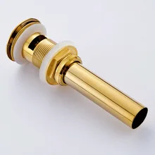 Ming nai Европейский стиль Медь слив отскок флип Золотой Бронзовый умывальник выключатель экстрактора воды