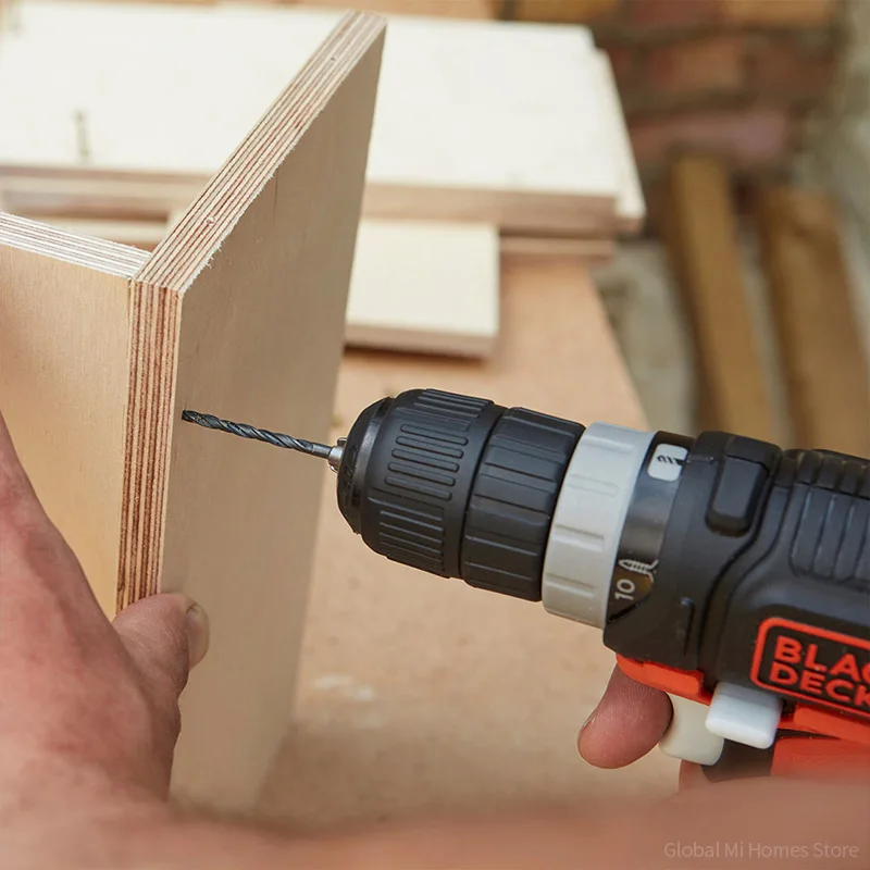 Xiaomi Youpin Black & Decker 12 lithium electric gopack drill Three-Claw Clamp Stepless Variabl