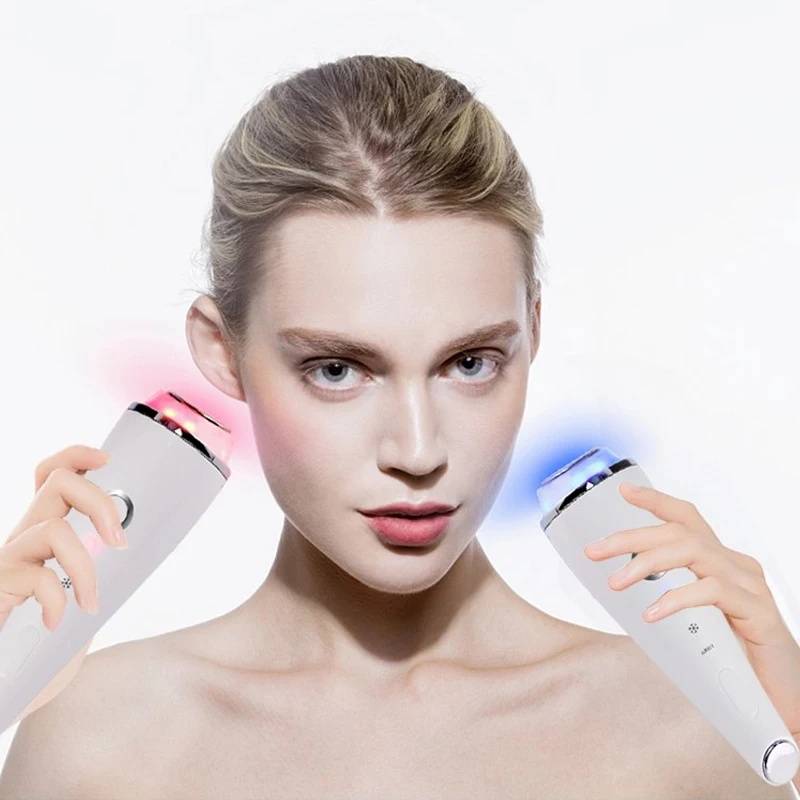 Ultrasonic Cryotherapy Hot Cold Hammer LED Photon Machine Skin Care Machine Facial Photon Rejuvenation Face Care Anti-aging