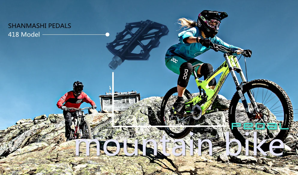 Shanmashi универсальные аксессуары для велосипеда ультра-светильник MTB горный велосипед алюминиевые педали из сплава профессиональная велосипедная беговая дорожка Bicycl