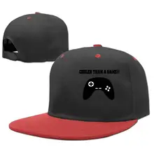 Хип-хоп бейсболки Регулируемая шапка джойстик круче, чем игра мальчик-девочки, красный, один размер