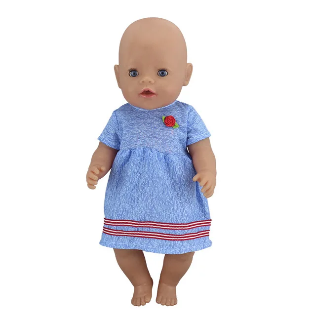 Новое платье Одежда для 43 см Zapf кукла 17 дюймов куклы Reborn Младенцы Одежда