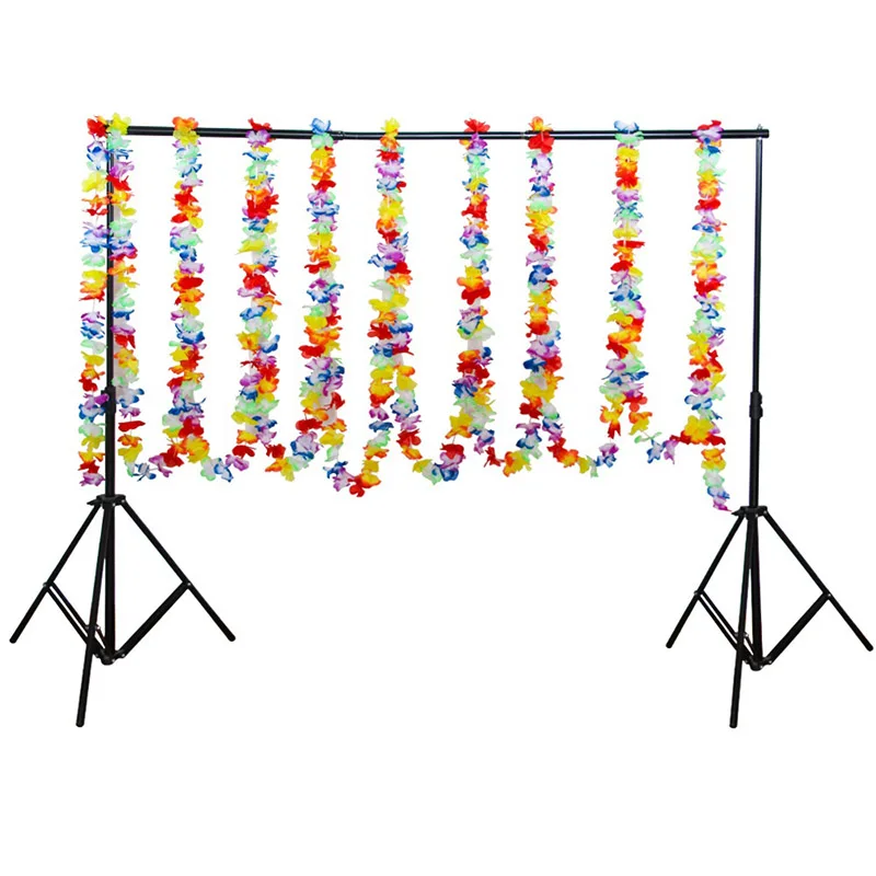 2/3/6m Hawaiian artificial Flowers leis Garland Necklace Fancy Dress Party Hawaii Beach Fun Flowers DIY Party Beach Decoration