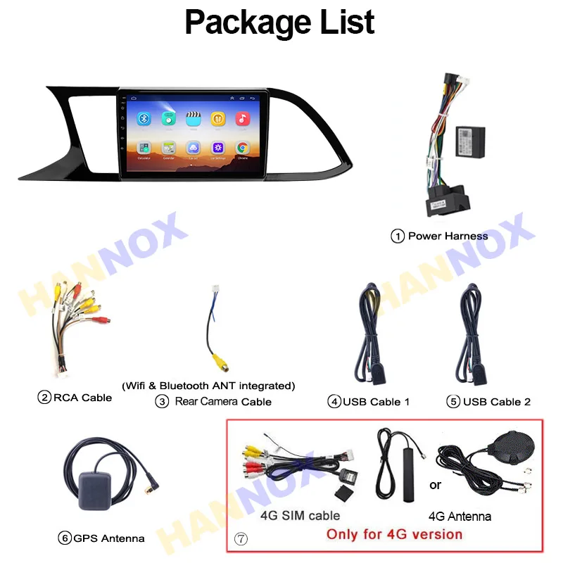 9' Android10.1 DSP 6G+128G for Seat Leon MK3 2012 2013 2014 2015 2016 -2020 Car Multimedia Player Radio GPS DVD carplay FM RDS