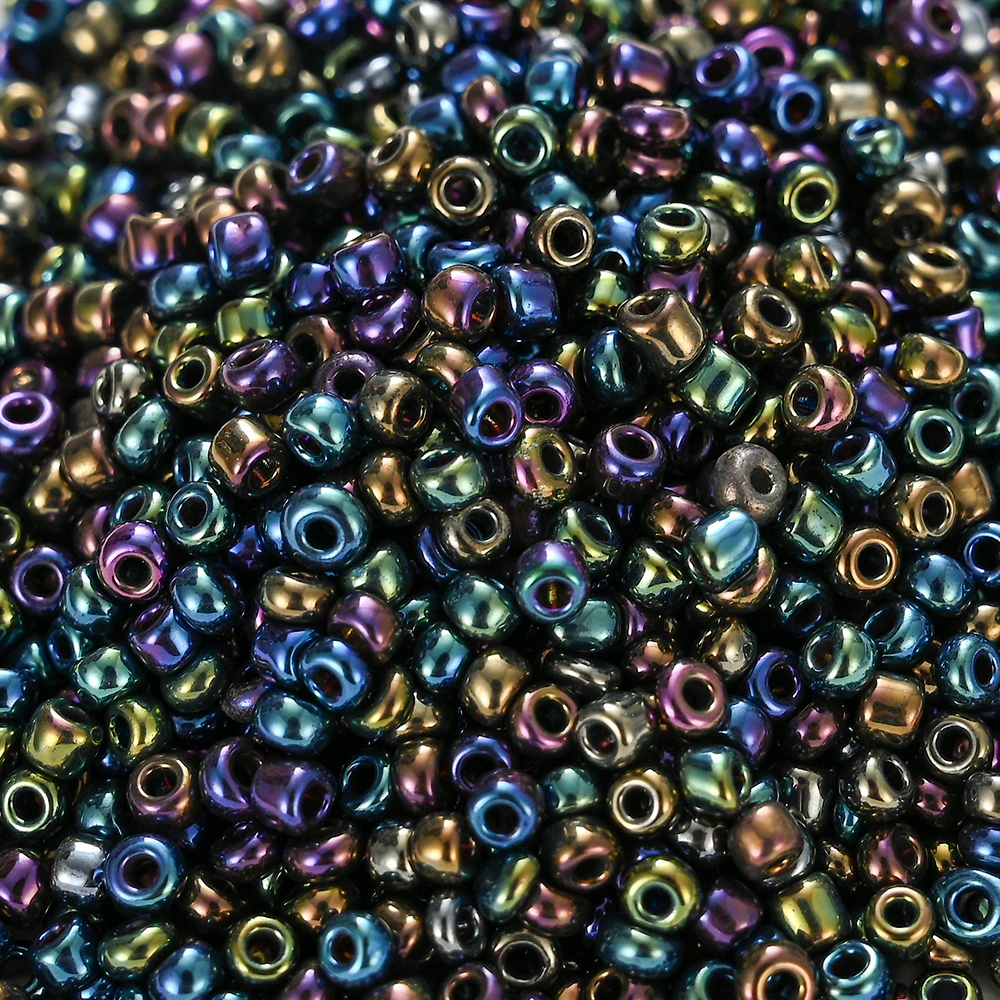 300-1500Pcs 3mm Czech Glass Seed Beads Mix Green Loose Spacer Beads For  Kids Jewelry Making Handmade Bracelet Necklace Accessory - AliExpress