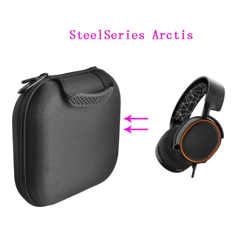 Portable Hard EVA Storage Bag Travel Carrying Cover Case for steelseries Arctis 3 5 7 Headphones Gaming Headset Accessories