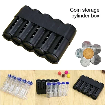 

Coin Box Plastic Transparent Multi-face Value Storage Box Suitable for Loading Coins and Commemorative Coins DC156
