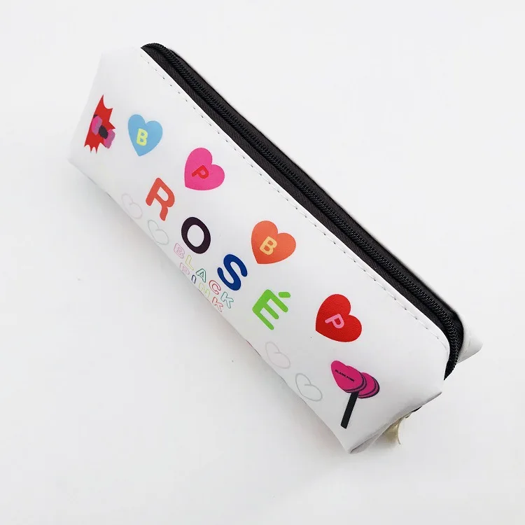 Kpop bag BLACKPINK PU Pencil Case Storage Organizer Pen Bag Fans Stationery Gifts