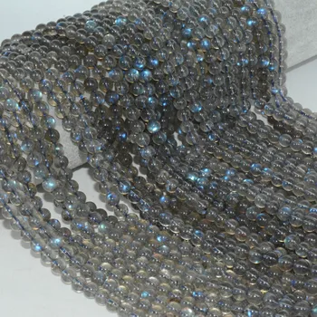 

Natural Clean Blue Labradorite Loose Round Beads 6mm