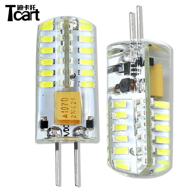 Tcart 2 шт. мощные дневные ходовые огни G4 Hp24w 32 4014 12 В g4 светодиодные лампы