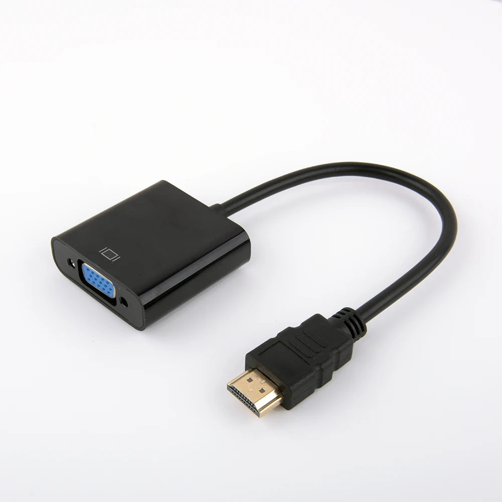 Аудио и видео Кабель-адаптер Hdmi в vga конвертер hdmi видео кабель-удлинитель 1080P приставка к ТВ hdmi видео Кабель-адаптер