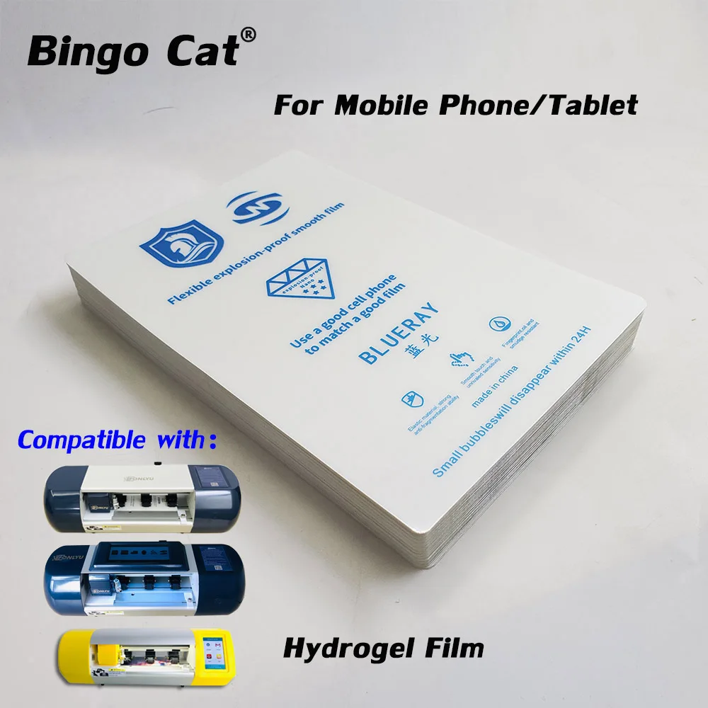 50pc/lot  Free Shipping Flexible Hydrogel Screen Protector Front Film For iPhone 12 11 Samsung iPad Explosion-proof Smooth Film