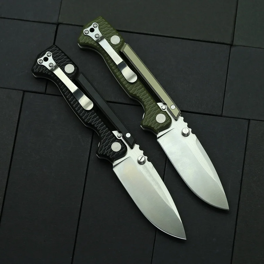 AD15 Pocket Folding Knife G10 Aluminum Or Titanium Handle Outdoor Camping Hunting Fishing Survival Tactical Fruit Utility Tools 3