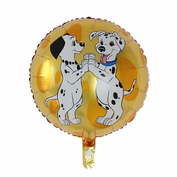 

10pcs yellow dog 18inch Puppy Dogs Pals Foil Balloons Inflatable Birthday Party Decorations Toys For Kids Balloon baby shower