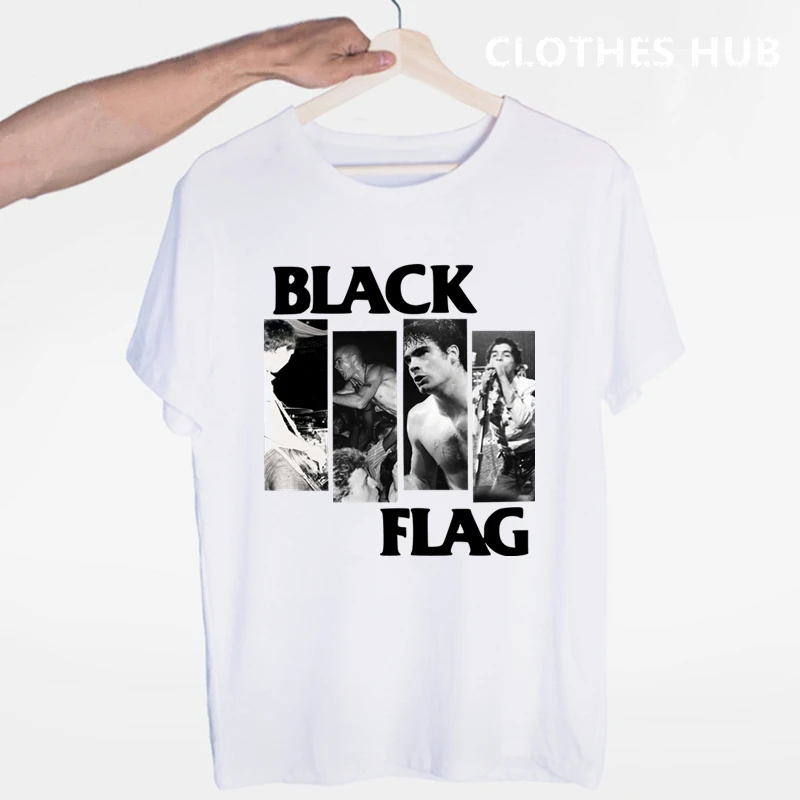 Black Flag T-shirt Summer O-neck Short 