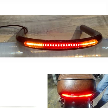 

20MM Tube Light Universal Cafe Racer Seat Frame Hoop Brat Style Loop with LED Brake Turn Signal Light for Honda Yamaha Suzuki